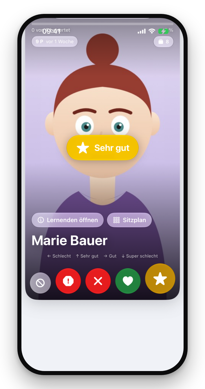 Per Swipe bewerten. (Bild 3 von 4)